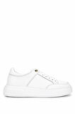 Tamer Tanca Kadın Hakiki Deri Beyaz Sneakers & Spor Ayakkabı 04 503 BN AYK Y25 BEYAZ FLTR