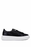 Tamer Tanca Kadın Hakiki Deri Siyah Sneakers & Spor Ayakkabı 04 502 BN AYK Y25 SIYAH