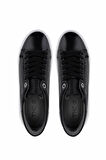 Tamer Tanca Kadın Hakiki Deri Siyah Sneakers & Spor Ayakkabı 04 502 BN AYK Y25 SIYAH