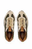 Tamer Tanca Erkek Deri & Tekstil Vizon/Haki Sneakers & Spor Ayakkabı 1149 MONACO ERK AYK Y25 VZN/HAKI PRST