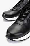 Valmenti Erkek Hakiki Deri Siyah Sneakers & Spor Ayakkabı 1093 079 ERK AYK Y25 SIYAH ALK