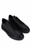 Tamer Tanca Erkek Hakiki Deri Siyah Deri Sneakers & Spor Ayakkabı 352 23159 ERK AYK SK25-26 SIYAH DR