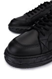 Tamer Tanca Erkek Hakiki Deri Siyah Deri Sneakers & Spor Ayakkabı 352 23159 ERK AYK SK25-26 SIYAH DR