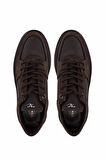 Tamer Tanca Erkek Hakiki Deri Kahverengi Sneakers & Spor Ayakkabı 352 23403 ERK AYK SK25-26 KAHVE
