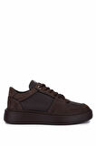 Tamer Tanca Erkek Hakiki Deri Kahverengi Sneakers & Spor Ayakkabı 352 23403 ERK AYK SK25-26 KAHVE