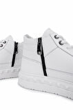 Tamer Tanca Erkek Hakiki Deri Beyaz Sneakers & Spor Bot 352 23521 ERK BOT SK25-26 BEYAZ DR