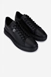 Valmenti Erkek Siyah Hakiki Deri Sneakers & Spor Ayakkabı 352 23058 ERK AYK SK25-26 SIYAH DR