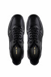 Tamer Tanca Erkek Hakiki Deri Siyah Sneakers & Spor Ayakkabı 298 3202-1626 ERK AYK SK25-26 SYH/SYH ACMA