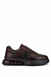 Tamer Tanca Erkek Hakiki Deri Kahverengi Sneakers & Spor Ayakkabı 298 3202-1626 ERK AYK SK25-26 KHV SLVR/KHV ALKL
