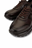 Tamer Tanca Erkek Hakiki Deri Kahverengi Sneakers & Spor Ayakkabı 298 3160-30219 ERK AYK SK25-26 KAHVE SILVER
