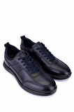 Tamer Tanca Erkek Hakiki Deri Lacivert Casual Ayakkabı 298 3099-23059 ERK AYK SK25-26 LACI SLVR ALKL