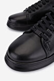 Valmenti Erkek Hakiki Deri Siyah Sneakers & Spor Ayakkabı 298 VAL-3259-8086 ERK AYK SK25-26 SIYAH