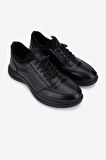 Valmenti Erkek Hakiki Deri Siyah Sneakers & Spor Ayakkabı 298 2625-7102 ERK AYK SK25-26 SIYAH ATLAS