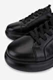 Valmenti Erkek Hakiki Deri Siyah Sneakers & Spor Ayakkabı 298 3194-7585 ERK AYK SK25-26 SIYAH ATLAS