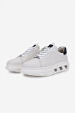Valmenti Erkek Hakiki Deri Kırık Beyaz Sneakers & Spor Ayakkabı 298 3194-7585 ERK AYK SK25-26 OFF WHITE NAPPA