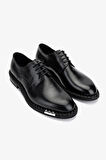 Valmenti Erkek Hakiki Deri Siyah Analin Klasik Ayakkabı 183 VAL-43202 ERK AYK Y25 SIYAH ANL