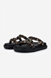 Valmenti Kadın Vegan Düz Terlik 1141 JUDY-342 BN TRLK Y25 LEOPARD
