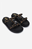 Valmenti Kadın Vegan Düz Terlik 1141 JUDY-342 BN TRLK Y25 LEOPARD
