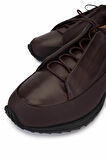 Tamer Tanca Erkek Hakiki Deri Kahverengi Sneakers & Spor Ayakkabı 1092 2222-2 ERK AYK Y25 KHV DR/KHV MET