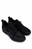 Tamer Tanca Erkek Hakiki Deri Siyah Nubuk Sneakers & Spor Ayakkabı 381 10312 ERK AYK SK25-26 SIYAH NBK
