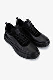 Valmenti Erkek Hakiki Deri Siyah Sneakers & Spor Ayakkabı 381 22487 ERK AYK SK25-26 SIYAH