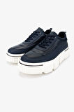 Valmenti Erkek Hakiki Deri Sneakers & Spor Ayakkabı 381 22035 ERK AYK SK25-26 LACI DR/LACI MAT