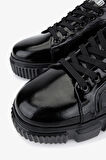 Valmenti Erkek Hakiki Deri Siyah Rugan Sneakers & Spor Ayakkabı 381 22524 ERK AYK SK25-26 SIYAH KRSK RGN