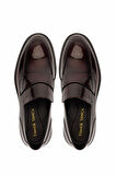 Tamer Tanca Erkek Hakiki Deri Bordo Loafer Ayakkabı 987 281 ERK AYK SK25-26 BORDO ACMA