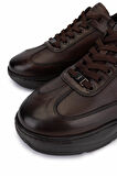 Tamer Tanca Erkek Hakiki Deri Kahverengi Sneakers & Spor Ayakkabı 298 3141-2527 ERK AYK SK25-26 KHV ATLS/KHV GUTI