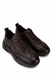Tamer Tanca Erkek Hakiki Deri Kahverengi Sneakers & Spor Ayakkabı 298 3141-2527 ERK AYK SK25-26 KHV ATLS/KHV GUTI