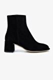 Valmenti Kadın Hakiki Deri Siyah Topuklu Bot 1154 3216 BN BOT SK25-26 NERO