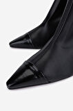 Valmenti Kadın Hakiki Deri Siyah Topuklu Bot 1154 790 BN BOT SK25-26 NERO/NERO