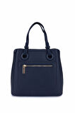 Tamer Tanca Kadın Suni Deri Lacivert Omuz Çanta 921 27147 BN CNT SK25-26 LACIVERT