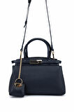 Tamer Tanca Kadın Suni Deri Lacivert Omuz Çanta 921 27150 BN CNT SK25-26 LACIVERT