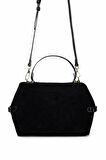 Tamer Tanca Kadın Suni Deri Siyah Omuz Çanta 921 27082 BN CNT SK25-26 SIYAH