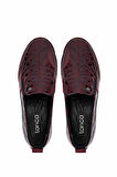 Tamer Tanca Kadın Hakiki Deri Bordo Casual Ayakkabı 1053 7513 BN AYK SK25-26 BORDO FASULYE