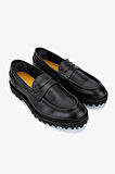 Valmenti Erkek Hakiki Deri Siyah Loafer Ayakkabı 1158 074 ERK AYK SK25-26 NERO