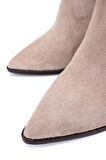 Tamer Tanca Kadın Hakiki Deri Taş Süet Topuklu Bot 492 50559 BN BOT SK25-26 TAS SUET