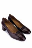 Tamer Tanca Kadın Hakiki Deri Bordo Klasik Ayakkabı 1135 06101 BN AYK SK25-26 BORDO