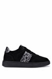 Tamer Tanca Kadın Hakiki Deri Siyah Sneakers & Spor Ayakkabı 849 210702 BN AYK SK25-26 SYH SUET/ANTRST YLN
