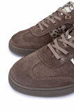 Tamer Tanca Kadın Hakiki Deri Kahverengi Sneakers & Spor Ayakkabı 849 210702 BN AYK SK25-26 SUGERO SUET/ALTIN YLN