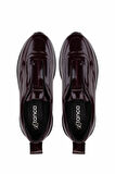 Tamer Tanca Kadın Hakiki Deri Bordo Sneakers & Spor Ayakkabı 1107 521 BN AYK SK25-26 BORDO RUGAN