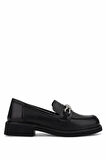 Tamer Tanca Kadın Hakiki Deri Siyah Loafer Ayakkabı 817 9879 BN AYK SK25-26 SIYAH DR
