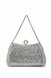 Tamer Tanca Kadın Vegan Gri Abiye Çanta 1083 037 BN CNT SK25-26 GUMUS