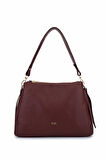 Tamer Tanca Kadın Suni Deri Bordo Kol Çantası 1003 2033 BN CNT SK25-26 BORDO FLTR