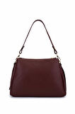 Tamer Tanca Kadın Suni Deri Bordo Kol Çantası 1003 2033 BN CNT SK25-26 BORDO FLTR