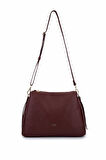 Tamer Tanca Kadın Suni Deri Bordo Kol Çantası 1003 2033 BN CNT SK25-26 BORDO FLTR