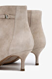 Valmenti Kadın Hakiki Deri Bej Süet Topuklu Bot 1096 9840 BN BOT SK25-26 BEJ SUET