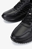 Valmenti Kadın Hakiki Deri Siyah Deri Sneakers & Spor Ayakkabı 1065 901 BN AYK SK25-26 SIYAH DR