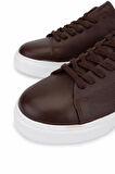 Tamer Tanca Erkek Hakiki Deri Kahverengi Sneakers & Spor Ayakkabı 1166 25501 ERK AYK SK25-26 KAHVE